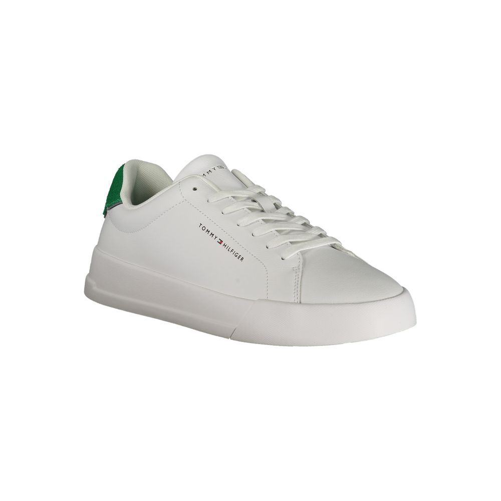 Tommy Hilfiger White Polyurethane Men Sneaker - Image 2