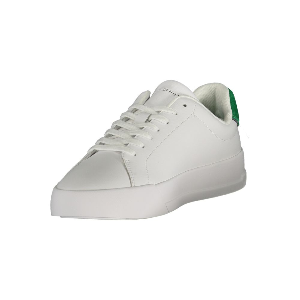 Tommy Hilfiger White Polyurethane Men Sneaker - Image 3