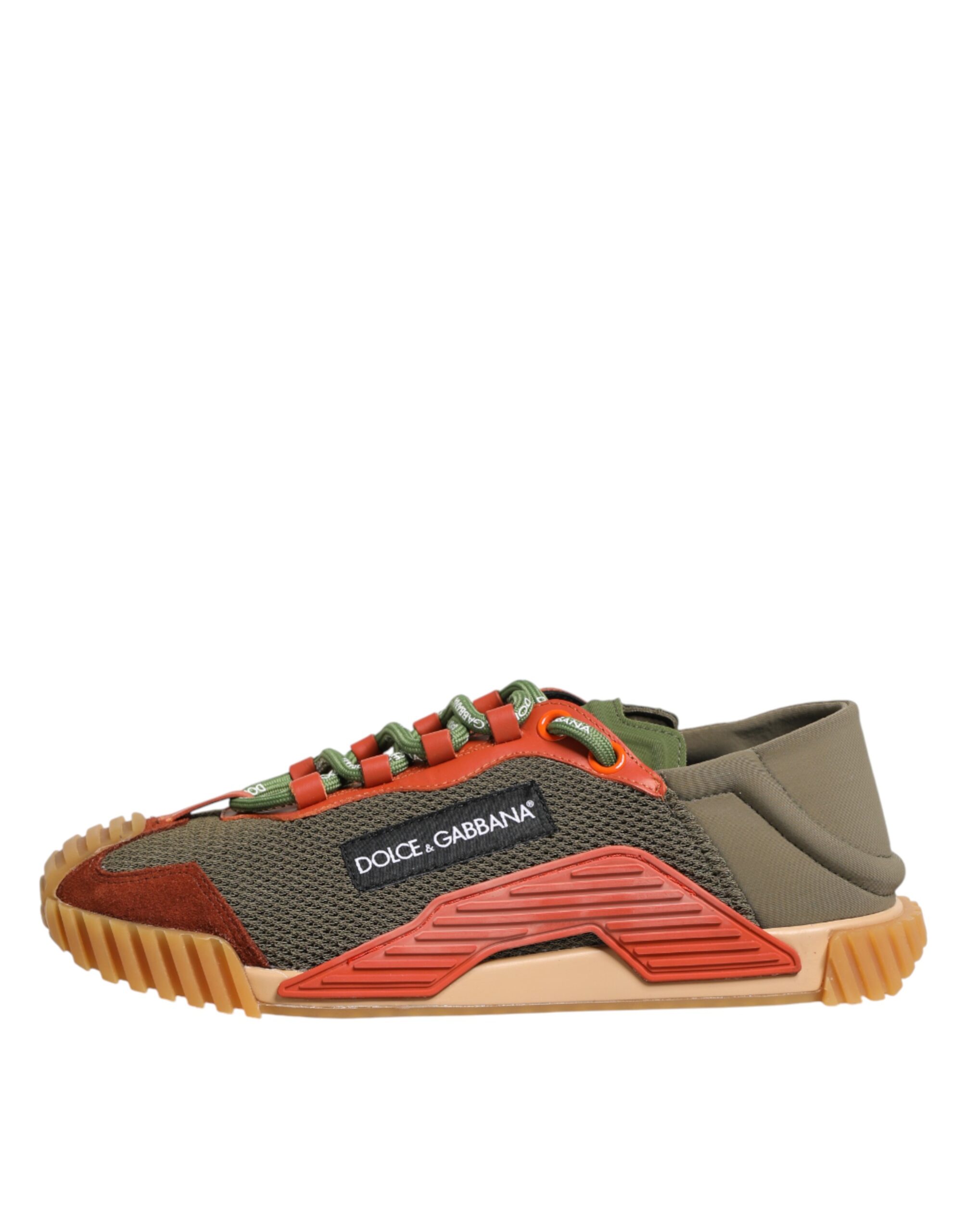 Dolce & Gabbana Multicolor Lace Up Low Top NS1 Sneakers Shoes - Image 7