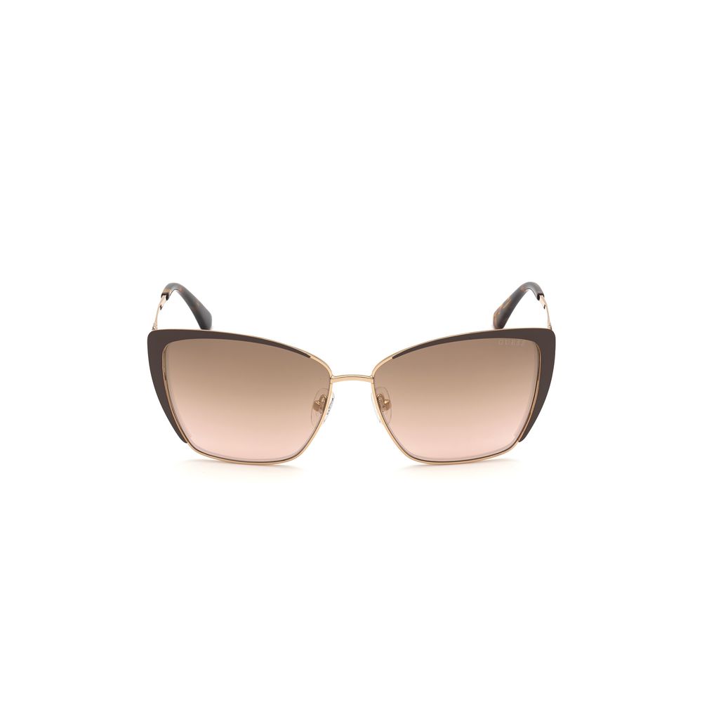 Guess Brown Metal Sunglasses - Image 3