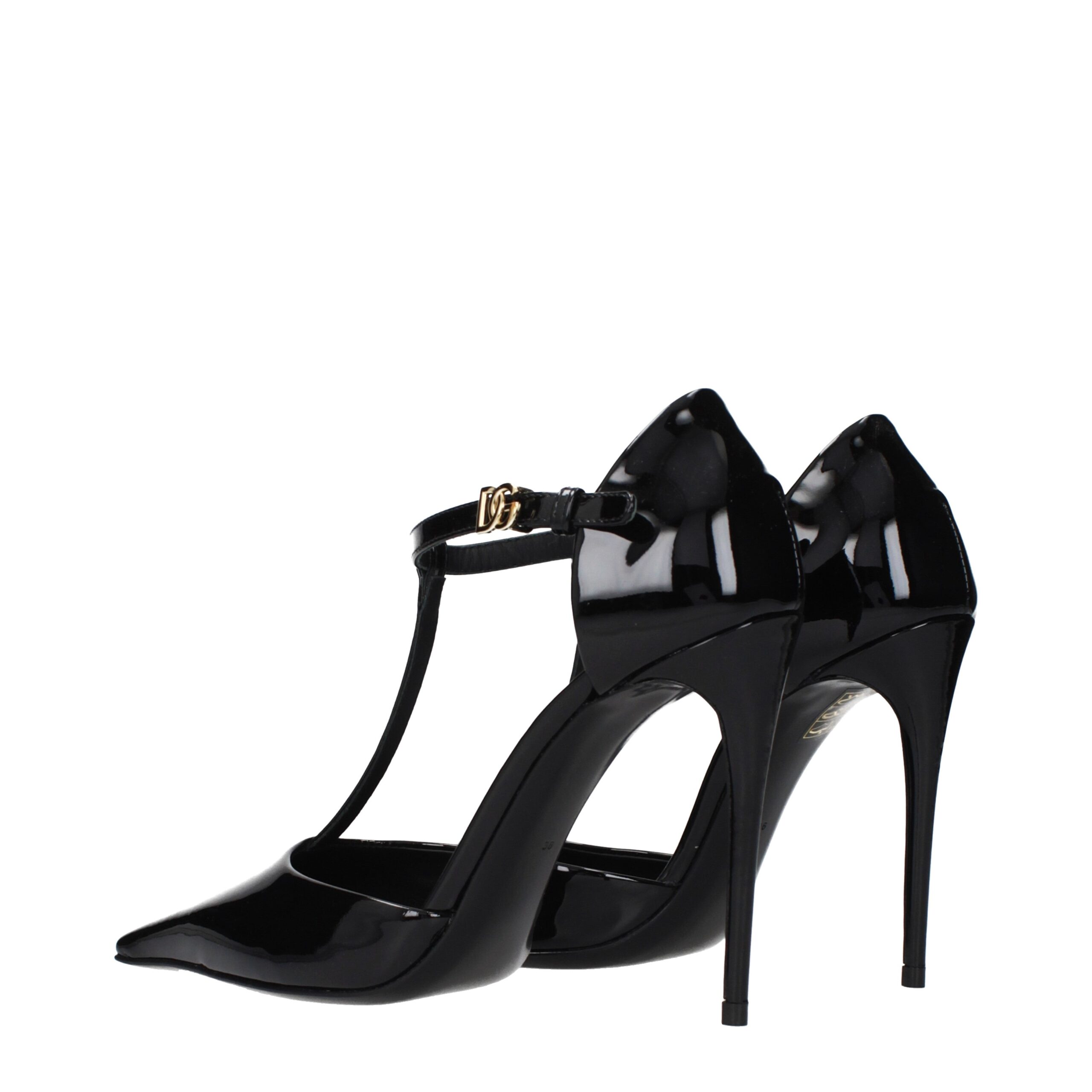 Dolce & Gabbana Black Leather Pumps - Image 4