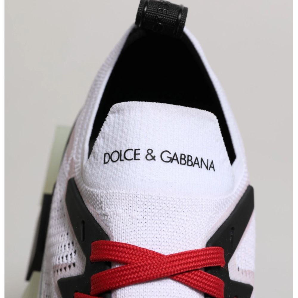 Dolce & Gabbana White Polyester Sneaker - Image 7