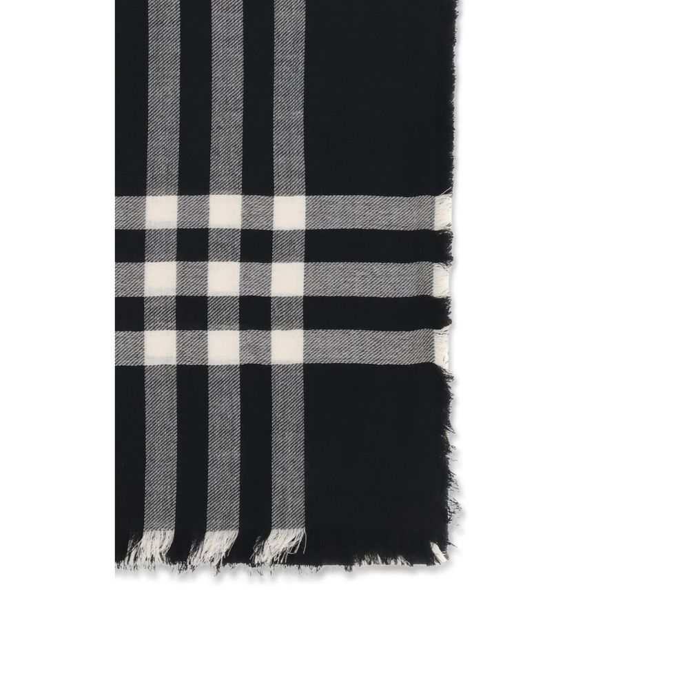 Burberry Black Wool Scarf - Image 3