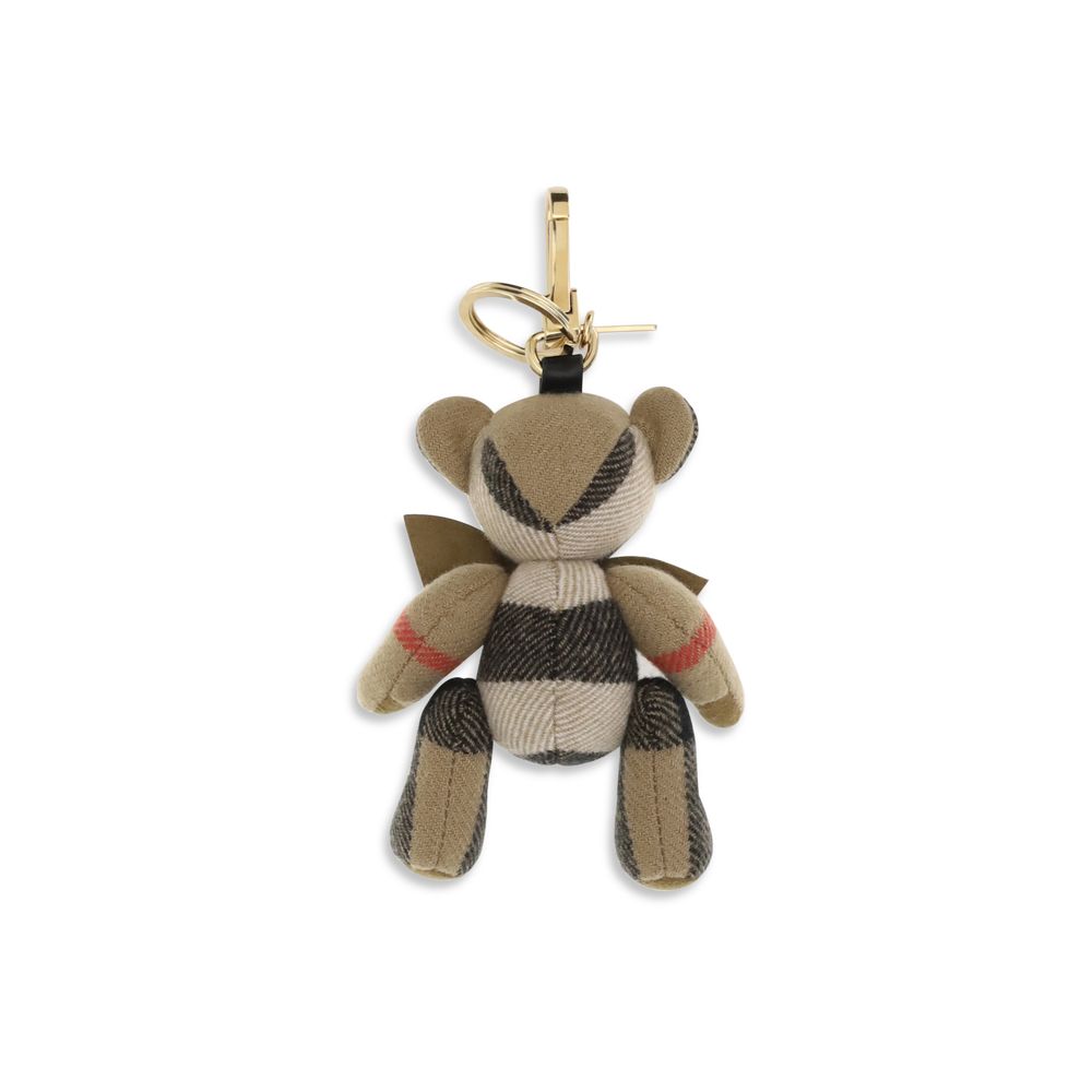 Burberry Beige Cashmere Keychain - Image 2