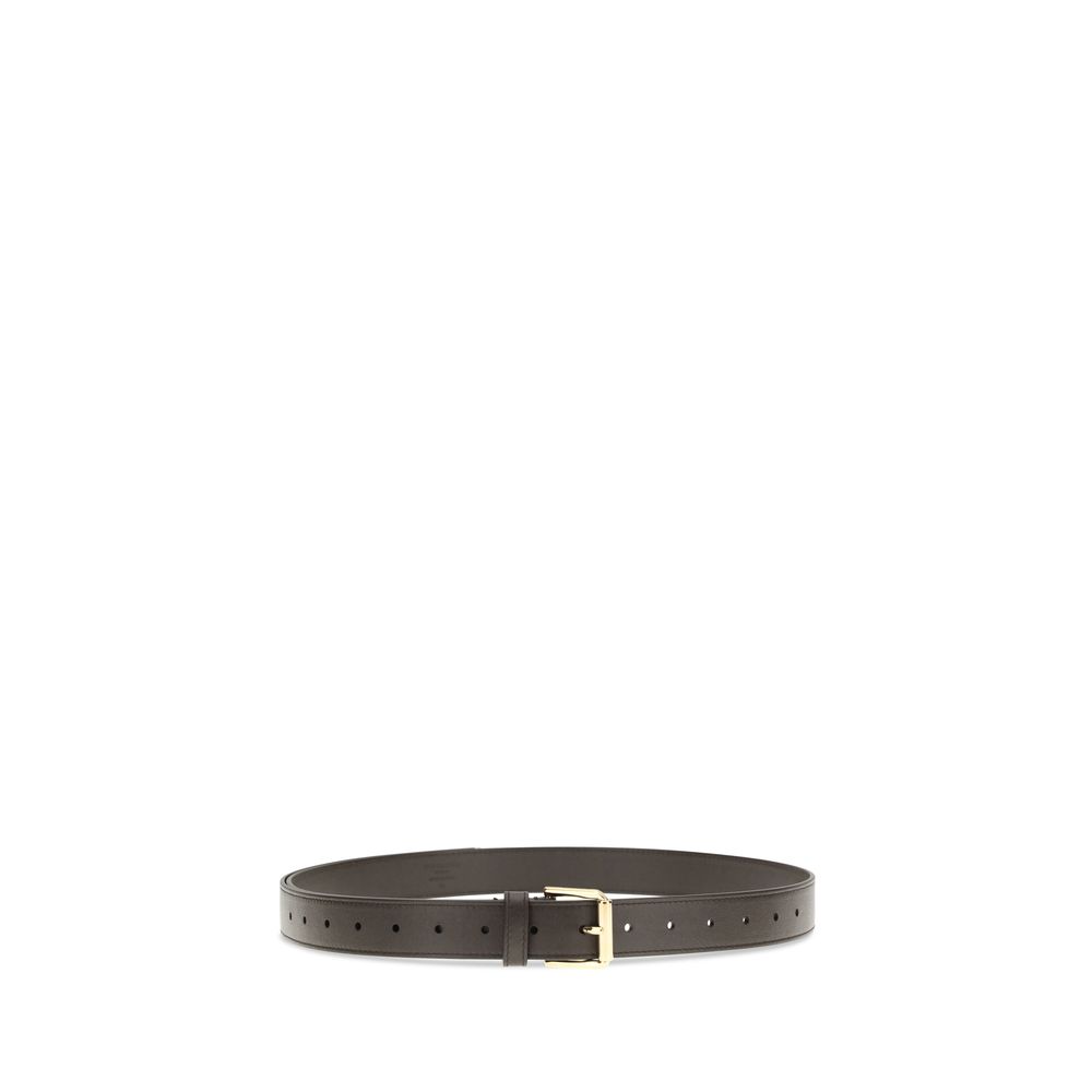 Givenchy Brown Calf Leather Bos Taurus Regular Belt - Image 2