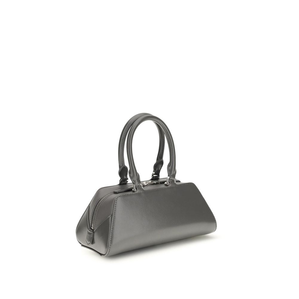 Givenchy Gray Calf Leather Bos Taurus Shoulder Bag - Image 3