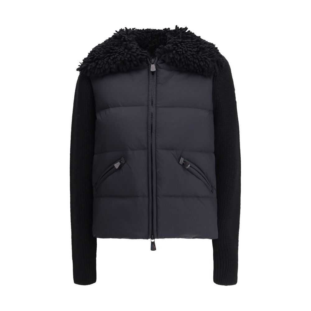 Moncler Grenoble Black Polyamide Coat
