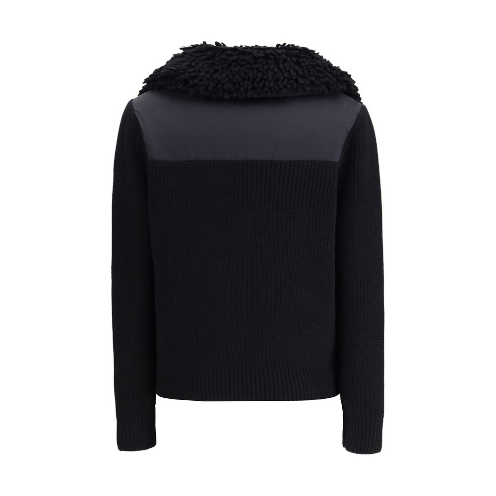 Moncler Grenoble Black Polyamide Coat - Image 2