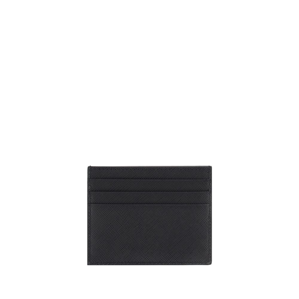 Prada Black Calf Leather Bos Taurus Wallet - Image 2