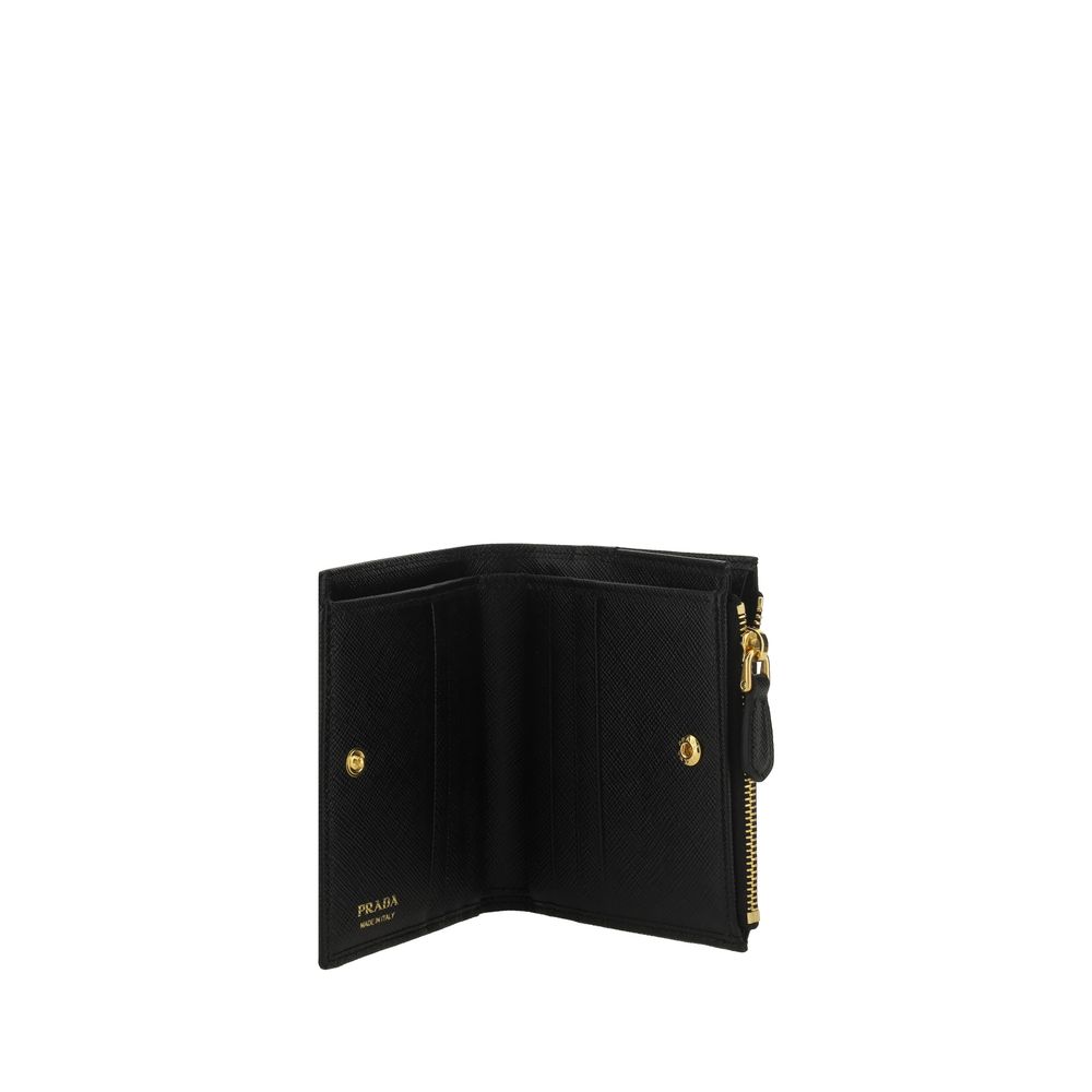 Prada Black Calf Leather Bos Taurus Wallet - Image 3
