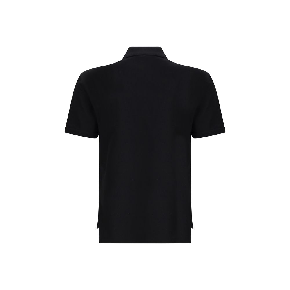 Givenchy Black Cotton Polo Shirt - Image 2