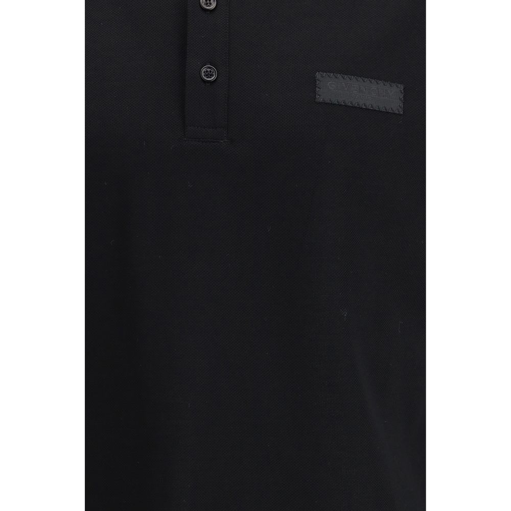 Givenchy Black Cotton Polo Shirt - Image 3