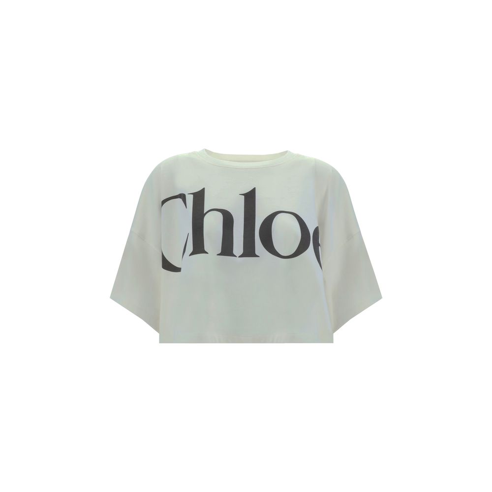 ChloƩ White Cotton T-Shirt
