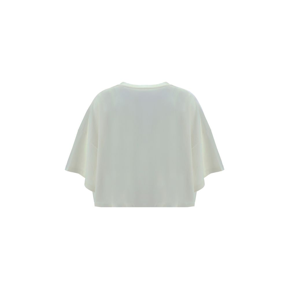 ChloƩ White Cotton T-Shirt - Image 2