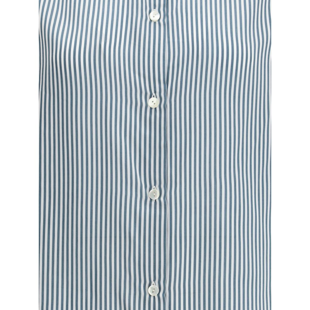 Kristina Ti Green Viscose Pattern Shirt - Image 3
