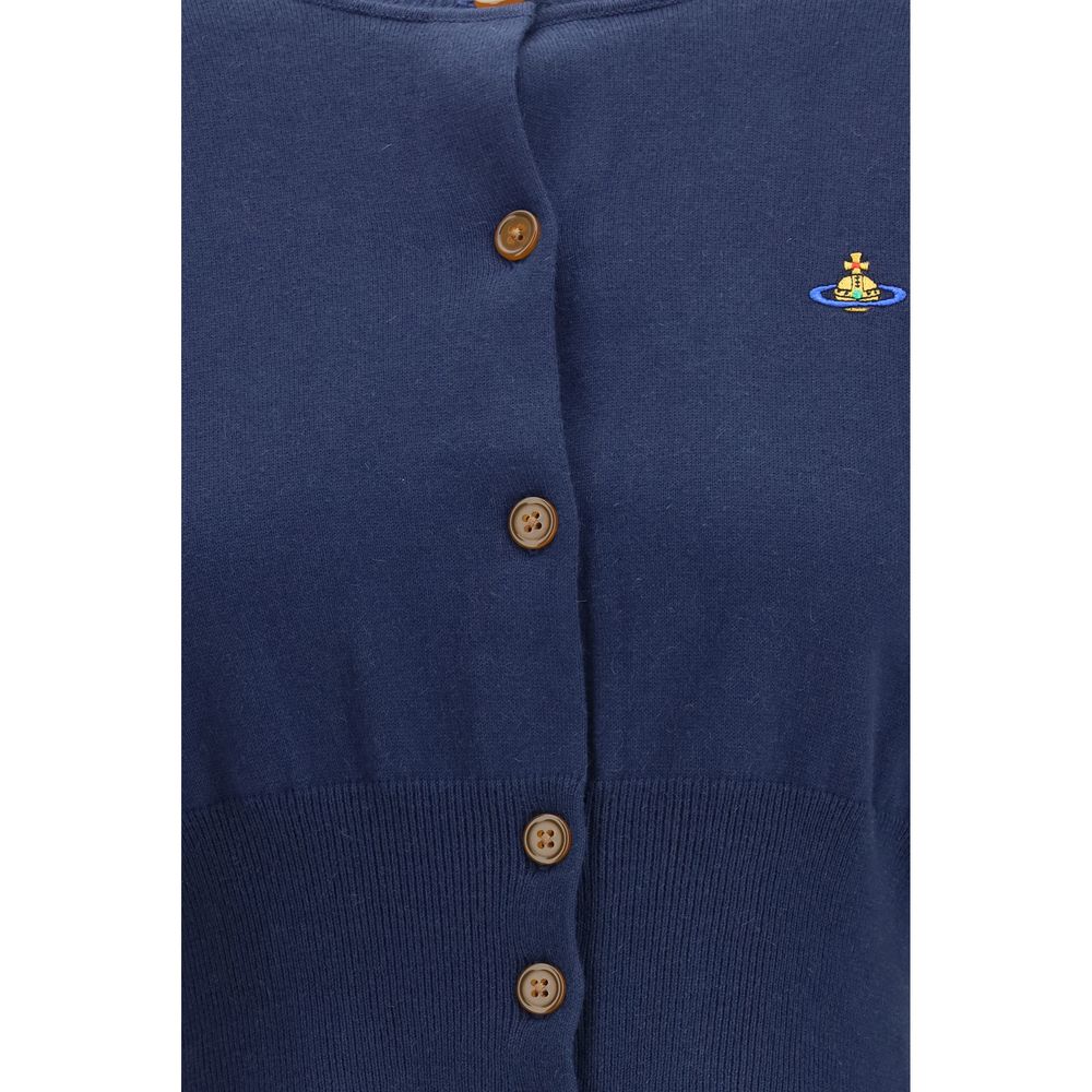 Vivienne Westwood Blue Cotton Cardigan - Image 3