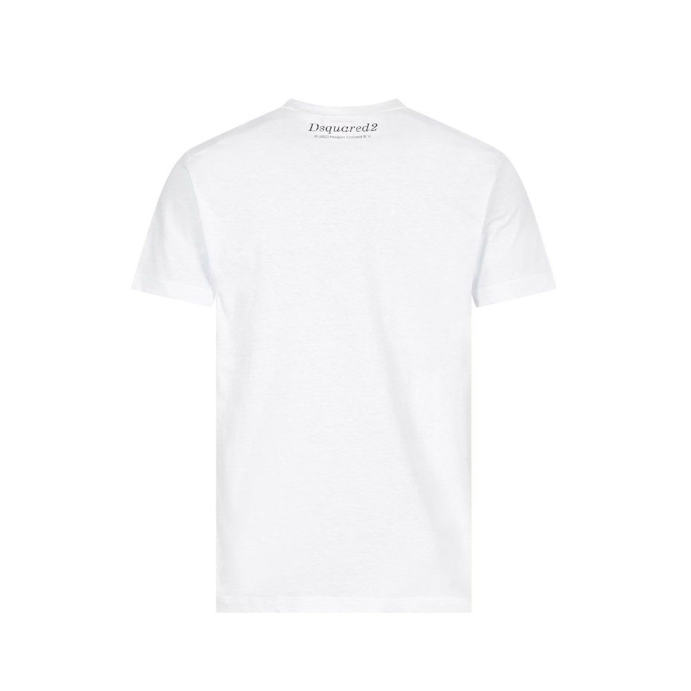 Dsquared² White Cotton T-Shirt - Image 2