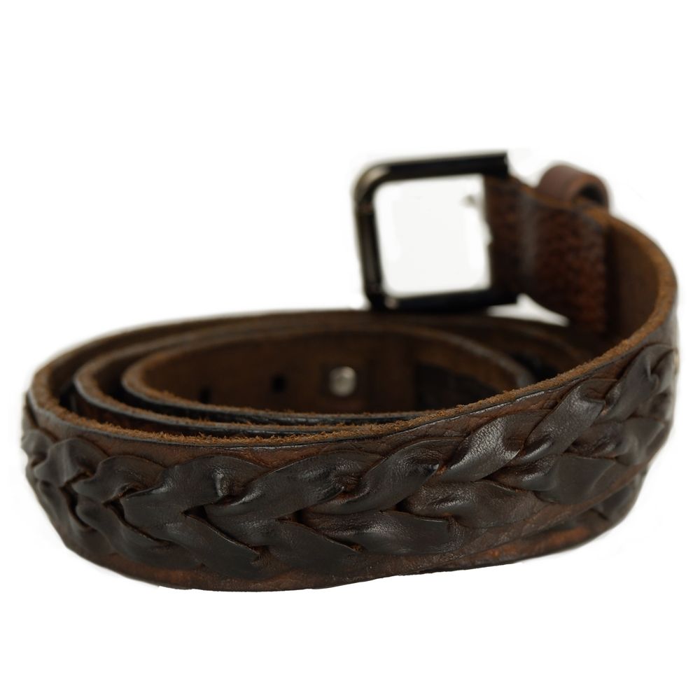 Dolce & Gabbana Brown Calfskin Belt - Image 2