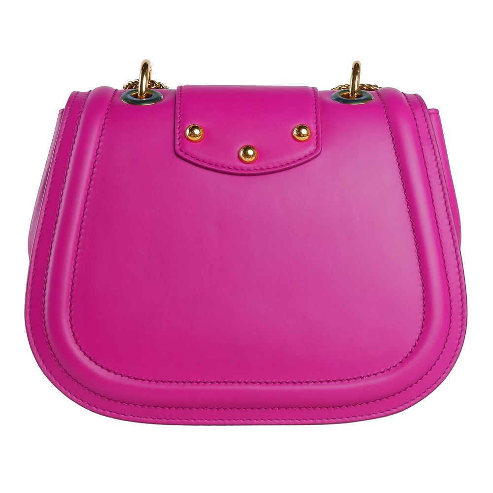 Dolce & Gabbana Fuchsia Calfskin Women Shoulder Bag - Image 2