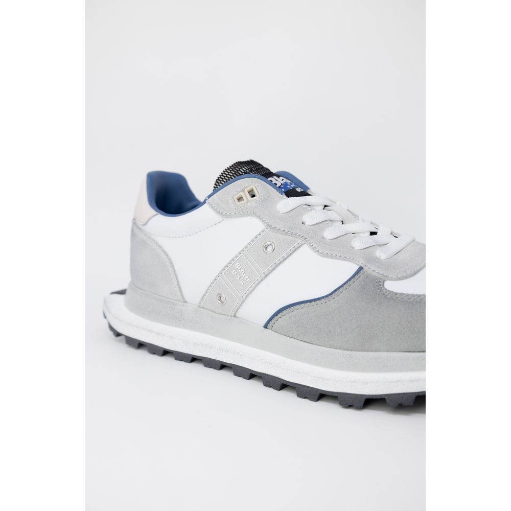 Blauer Gray Leather Athletic Sneakers - Image 4