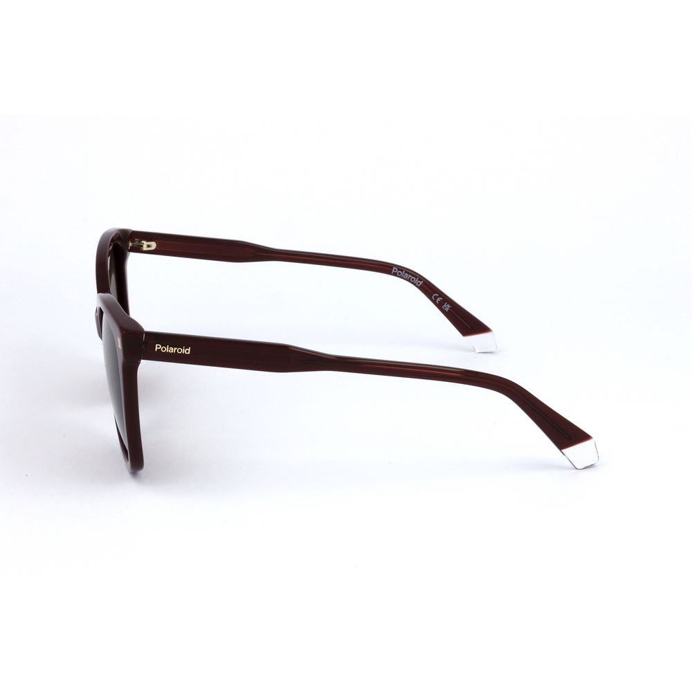 Polaroid Red Acetate Sunglasses - Image 3