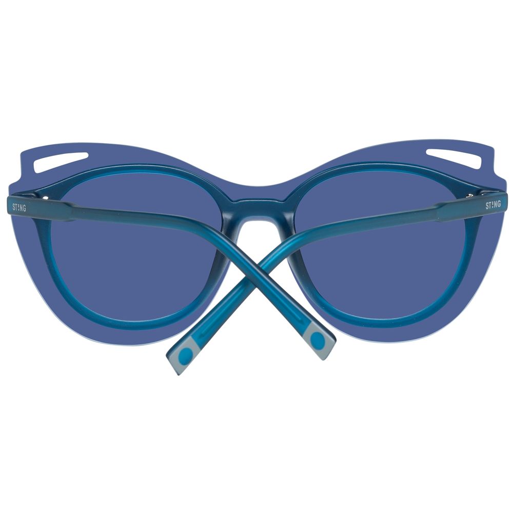 Sting Blue Plastic Sunglasses - Image 3