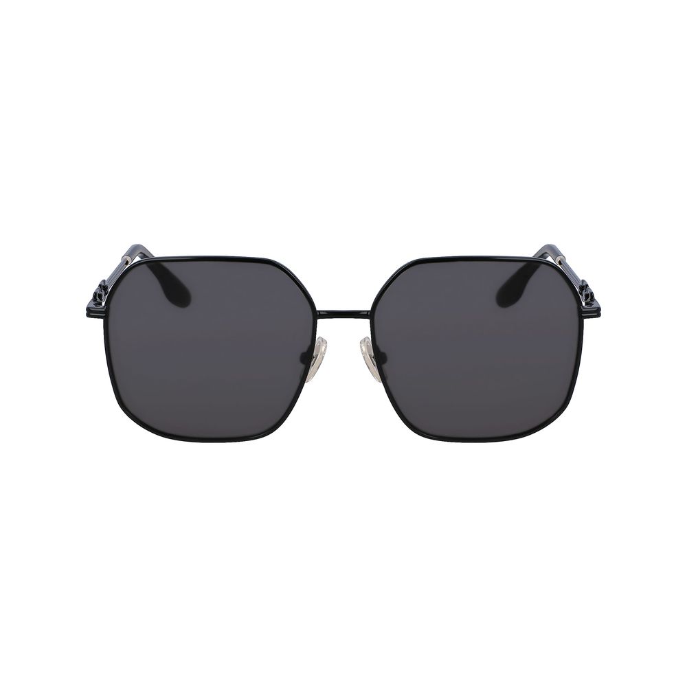 Victoria Beckham Black Metal Sunglasses - Image 2