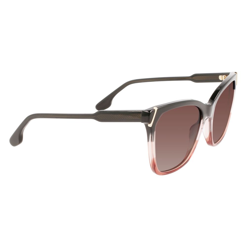 Victoria Beckham Gray Acetate Sunglasses - Image 3