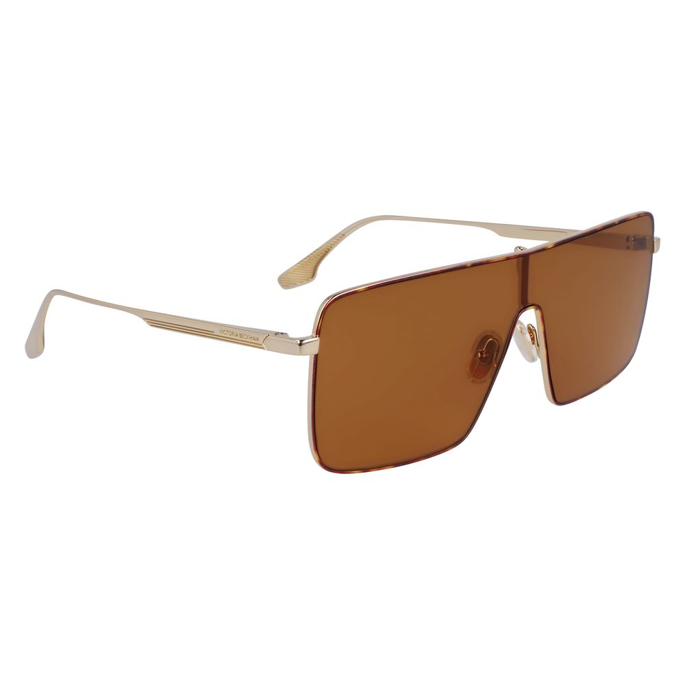 Victoria Beckham Gold Metal Sunglasses - Image 3