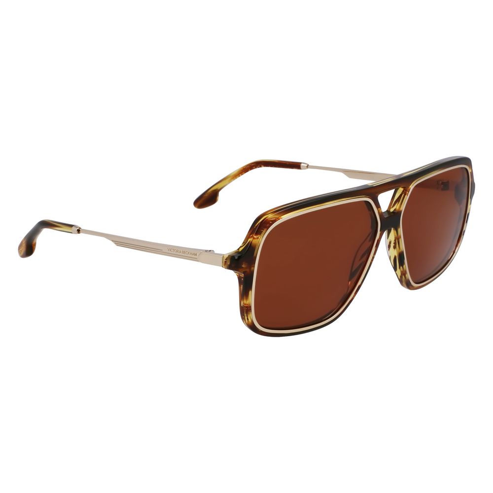 Victoria Beckham Brown Acetate Sunglasses - Image 3