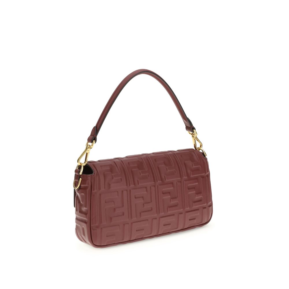Fendi Bordeaux Calf Leather Bos Taurus Shoulder Bag - Image 3