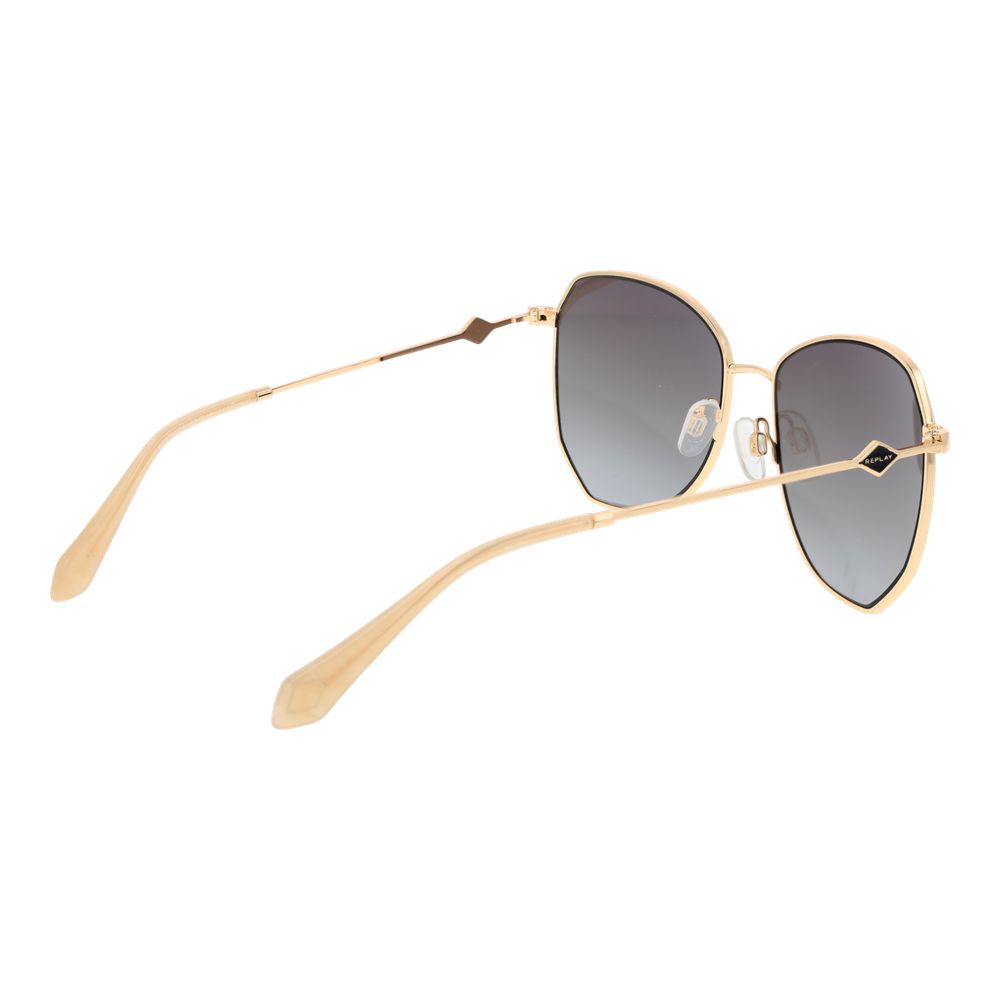 Replay Gold Metal Sunglasses - Image 3