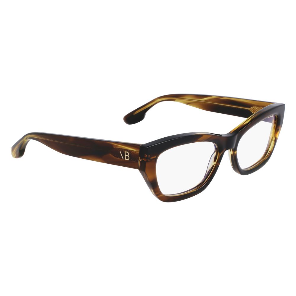 Victoria Beckham Brown Acetate Glasses (Frames) - Image 3