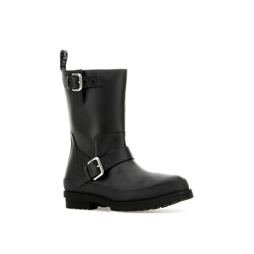 Stella McCartney Black Polyester Lace-Up Boots - Image 2