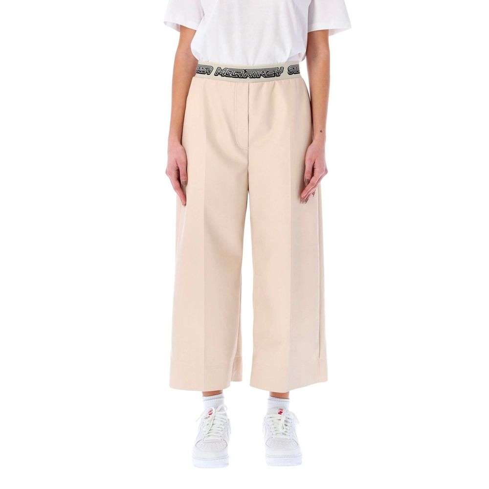 Stella McCartney Beige Viscose Casual Pants - Image 2