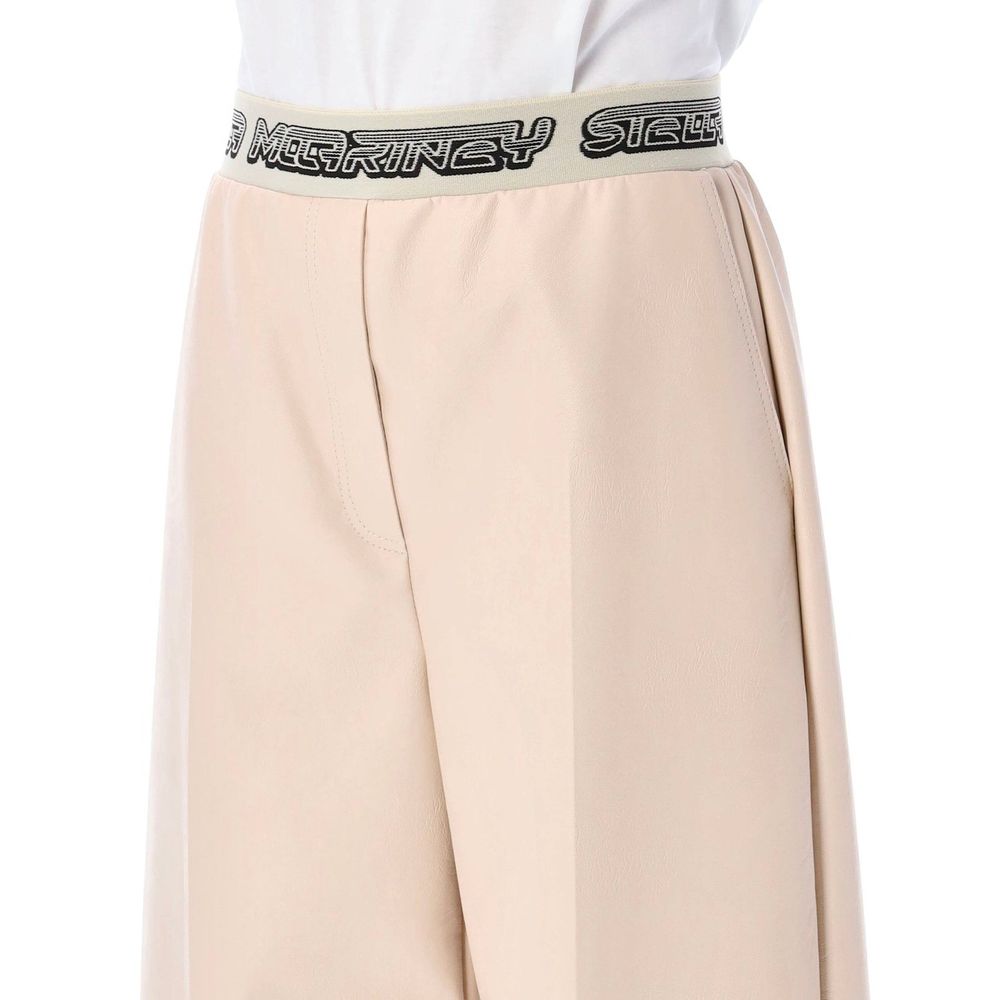 Stella McCartney Beige Viscose Casual Pants - Image 4