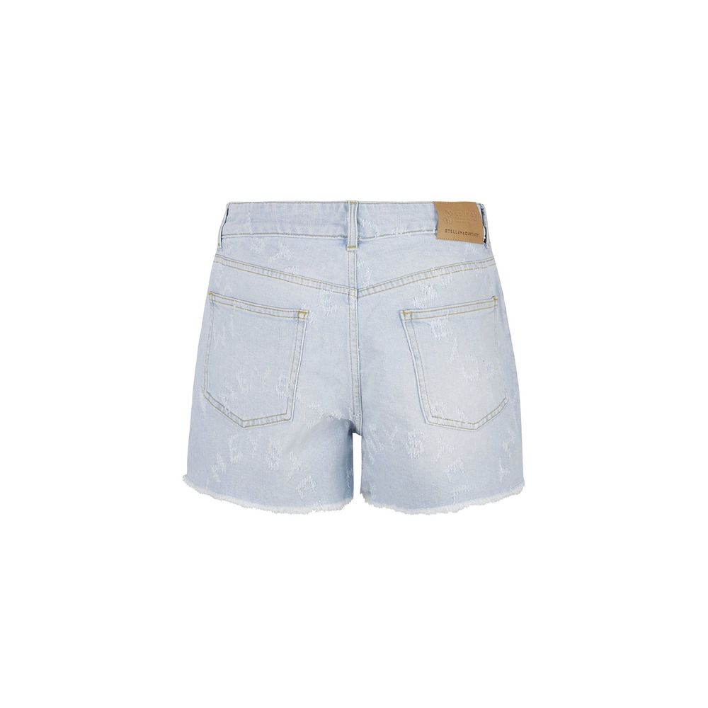 Stella McCartney Blue Denim Shorts - Image 2