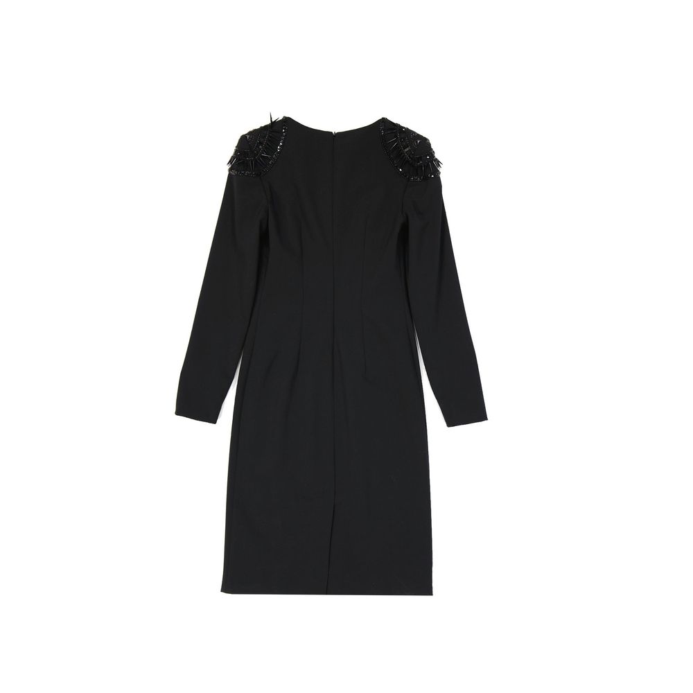 Alberta Ferretti Black Elastane Casual Dress - Image 2