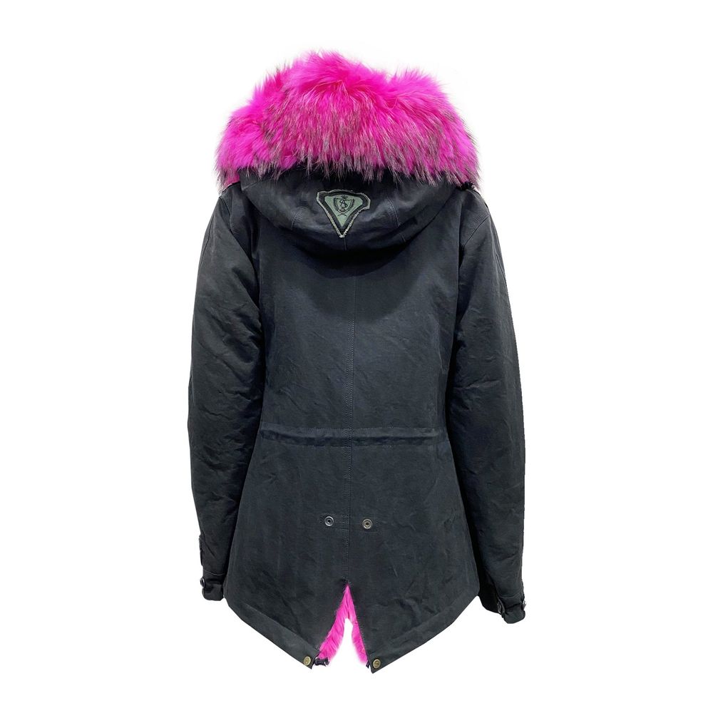 AS65 Black Cotton Parka - Image 2