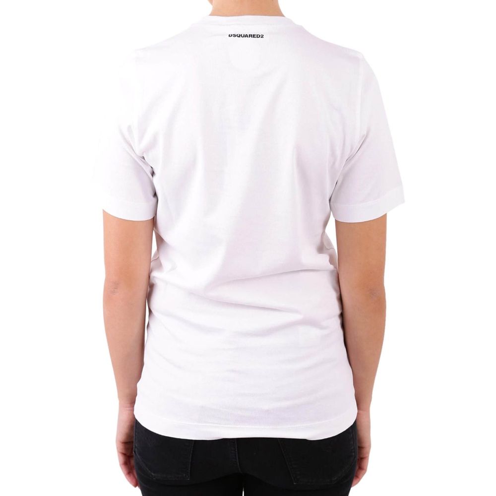 Dsquared² White Cotton T-Shirt - Image 2