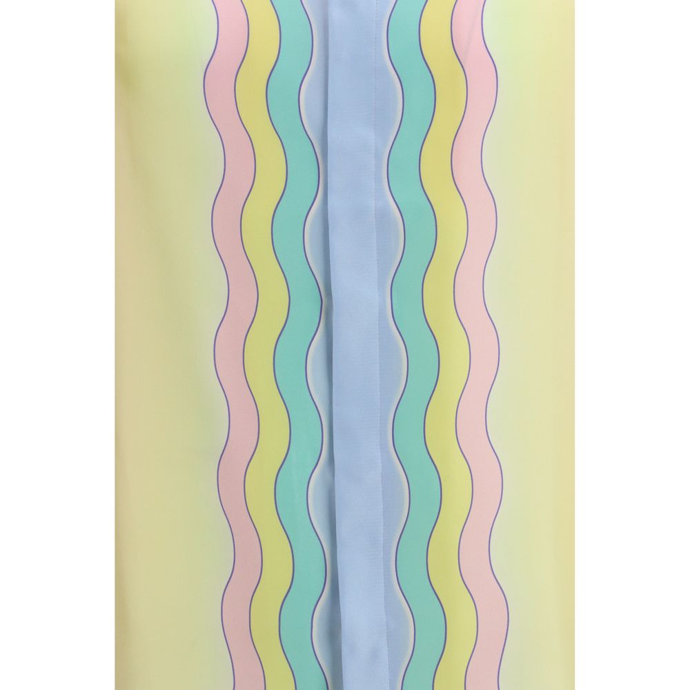 Casablanca Multicolor Silk Pattern Shirt - Image 3