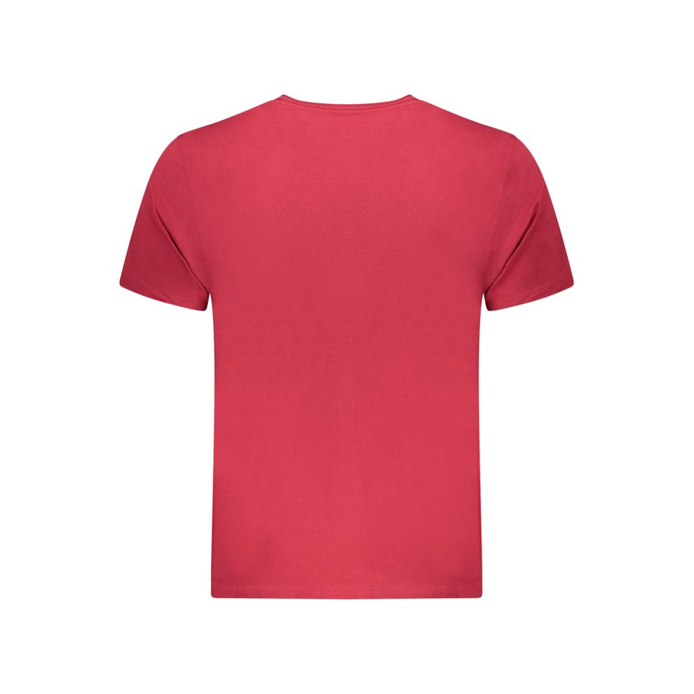 Pepe Jeans Rosso Cotton Men T-Shirt - Image 2