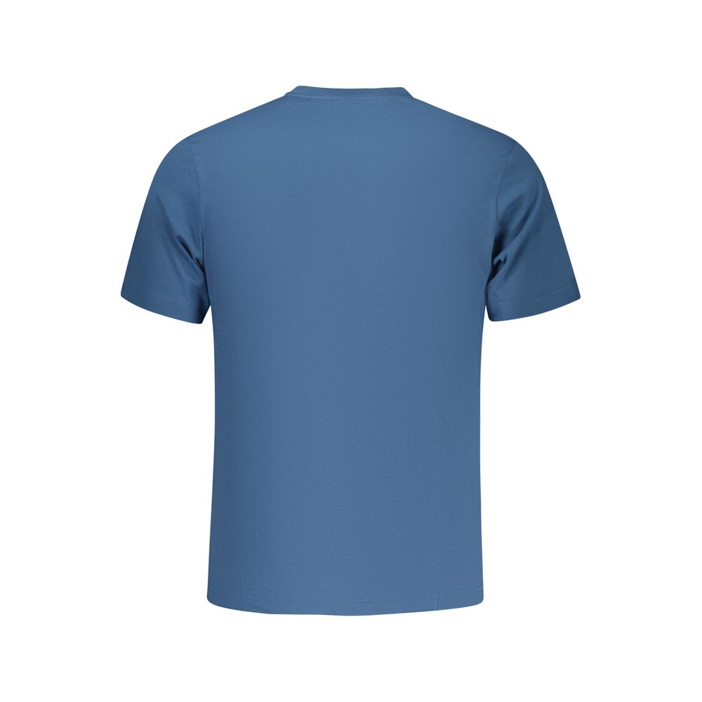 North Sails Blue Cotton Men T-Shirt - Image 2