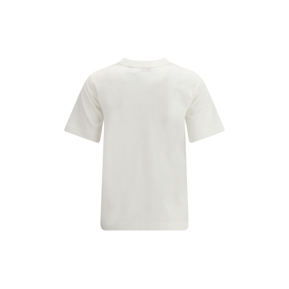 Burberry White Cotton T-Shirt - Image 2