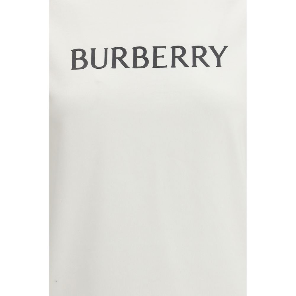 Burberry White Cotton T-Shirt - Image 3