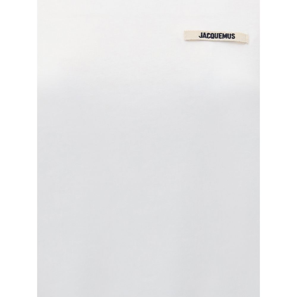 Jacquemus White Cotton T-Shirt - Image 3