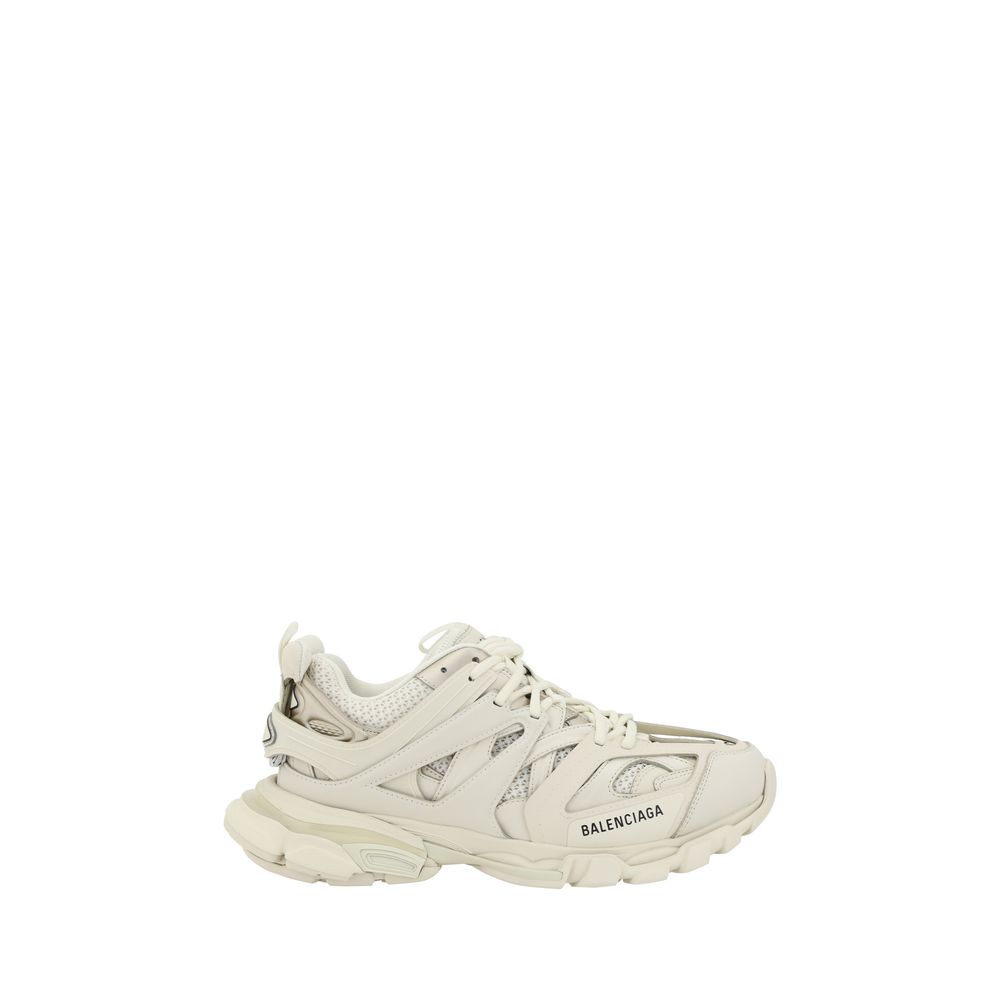 Balenciaga White Polyethylene Athletic Sneakers