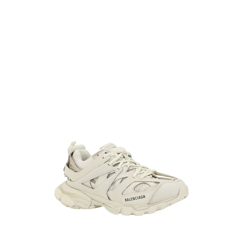 Balenciaga White Polyethylene Athletic Sneakers - Image 2
