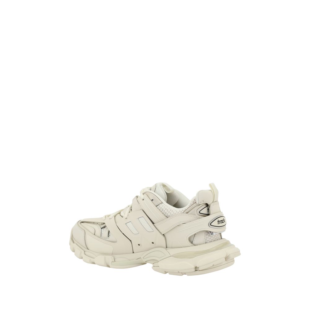 Balenciaga White Polyethylene Athletic Sneakers - Image 3