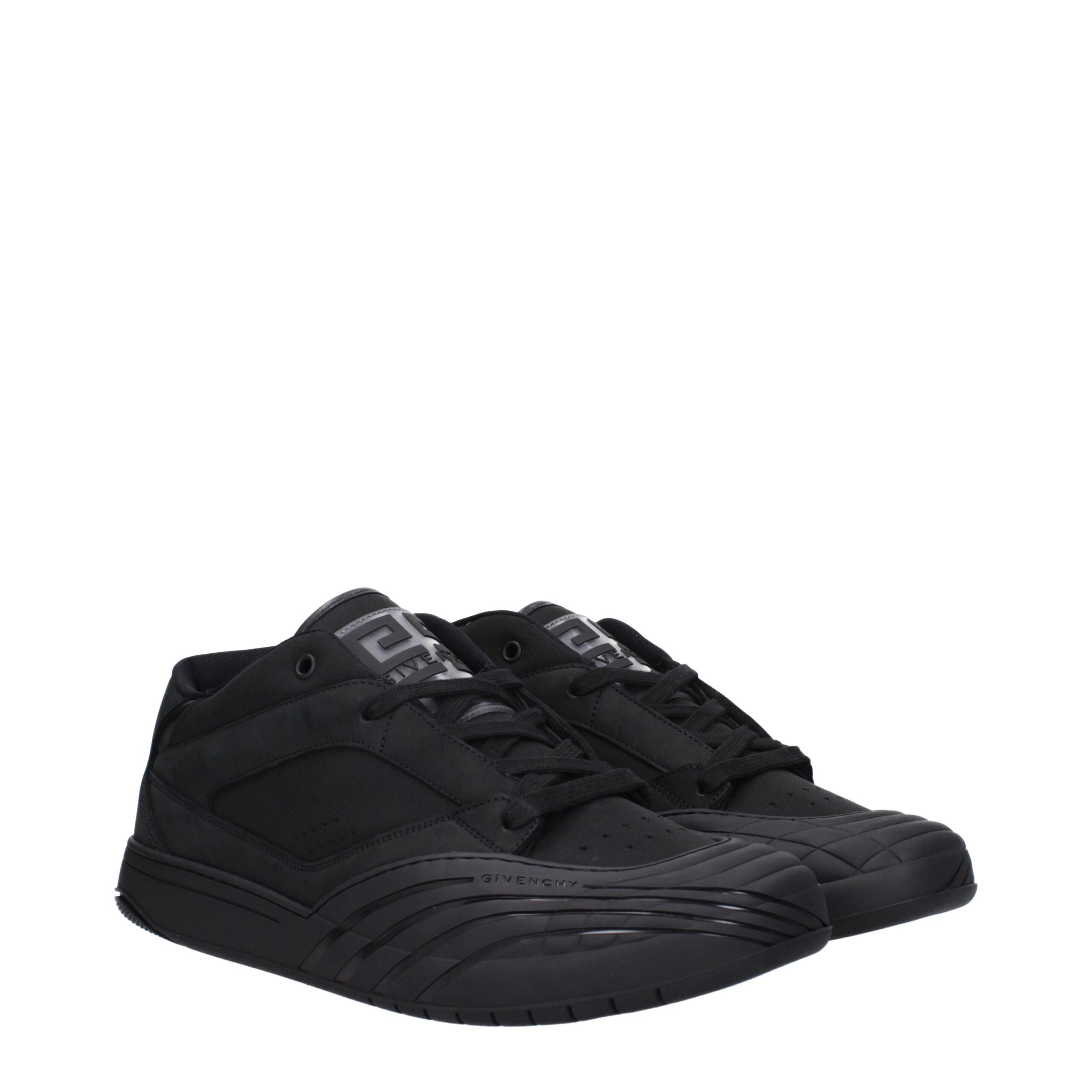 Givenchy Black Fabric Low Top Sneakers - Image 2